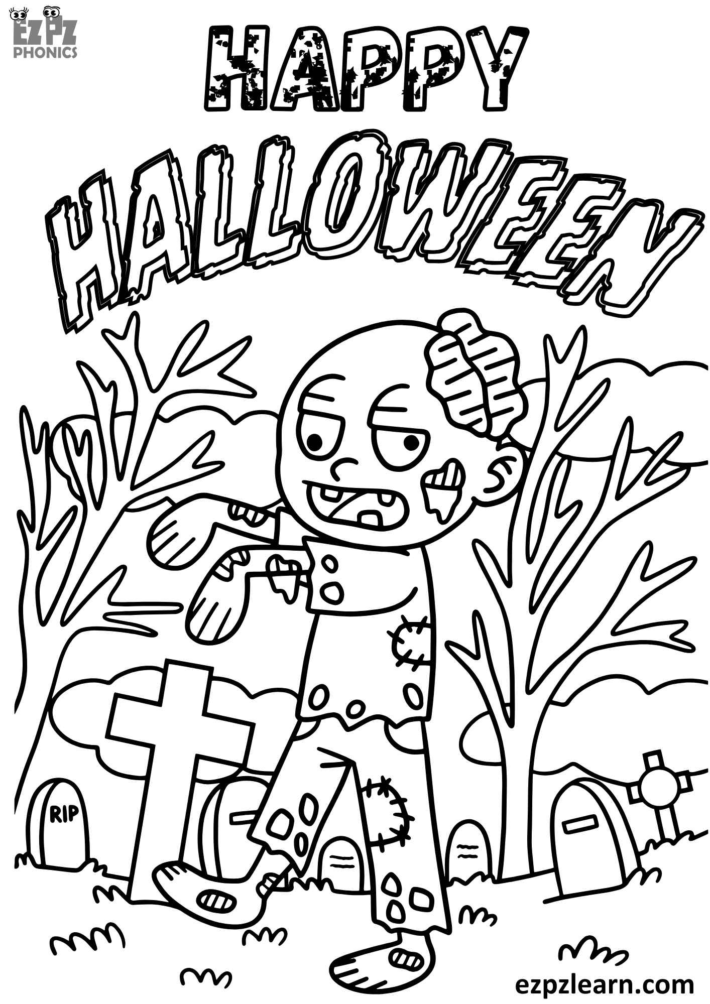 Printable Halloween Coloring Pages Kids Free